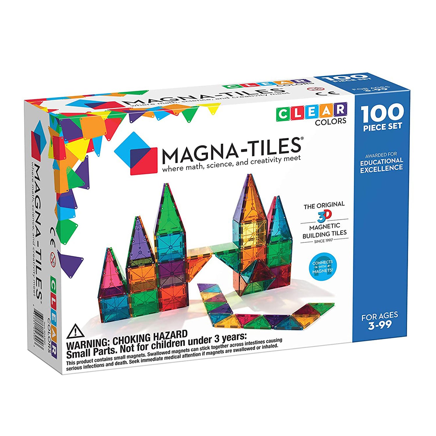 Buy Magna Tiles Clear Colors 100 Piece Set Online At Low Prices In Buy Magna Tiles Clear Colors 100 Piece Set Online At Low Prices In